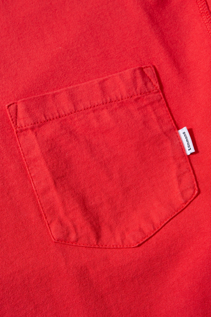 POCKET CORE TEE LS RED
