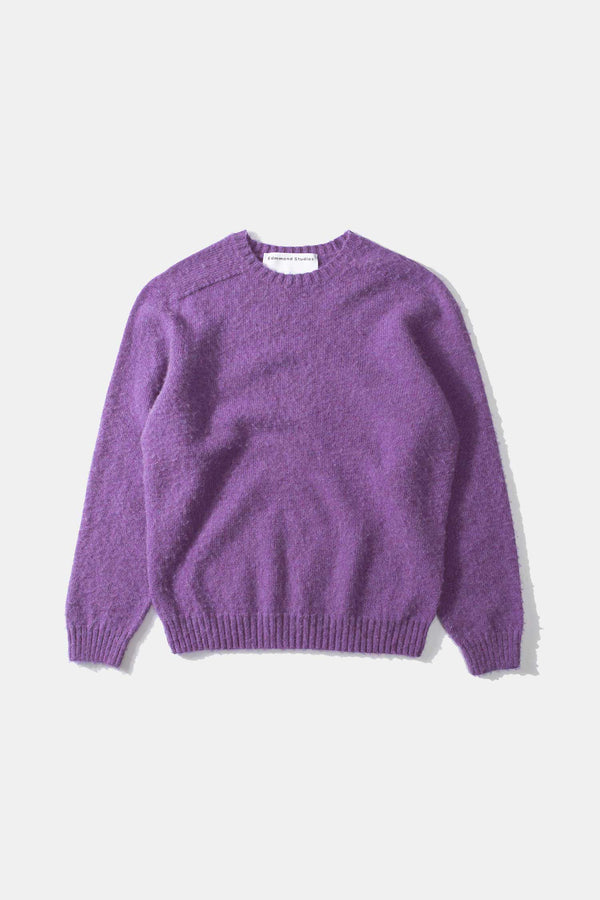 SHETLAND SWEATER PLUM