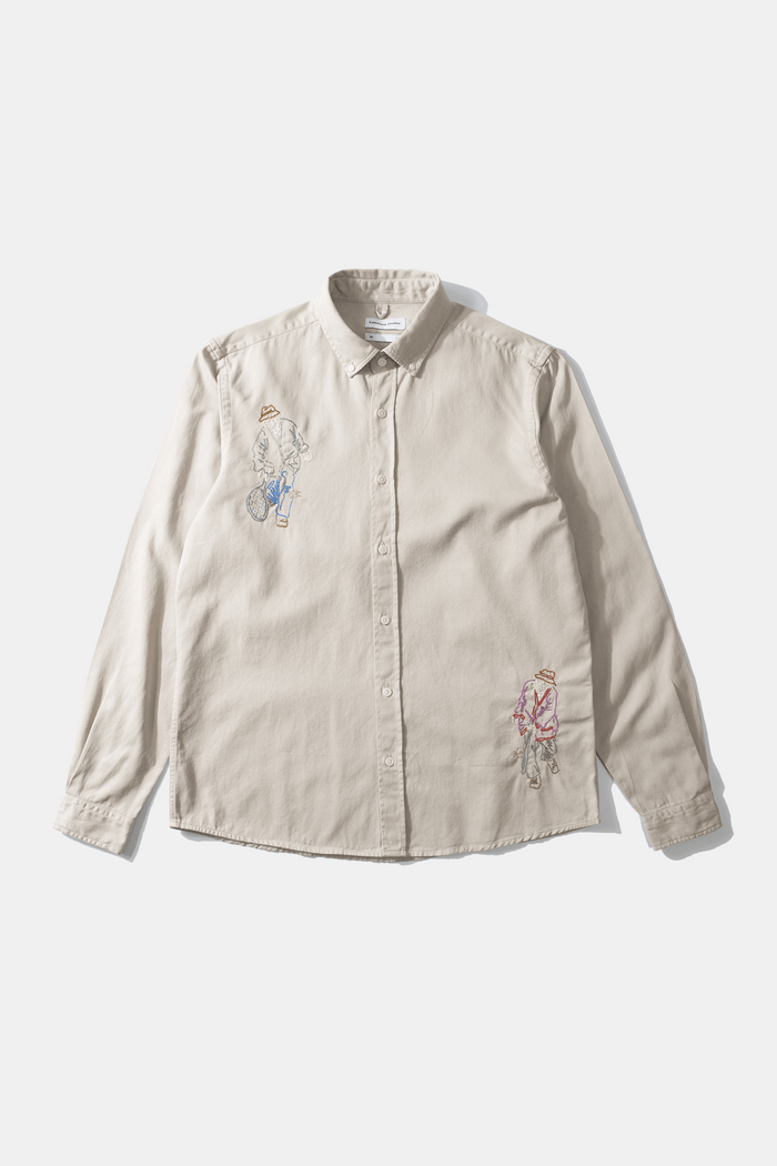 Edmmond studios SPORTING GOODS SHIRT TAUPE
