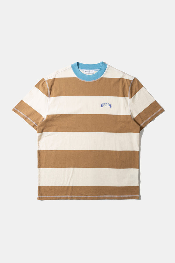 STRIPED TOP BROWN