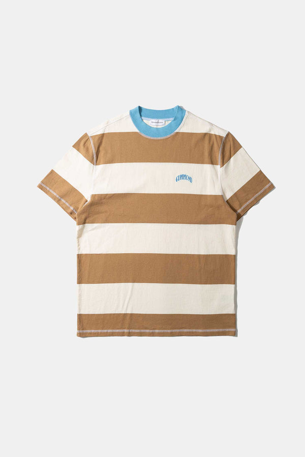 STRIPED TOP BROWN