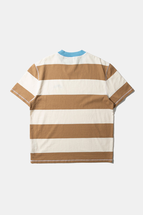 STRIPED TOP BROWN