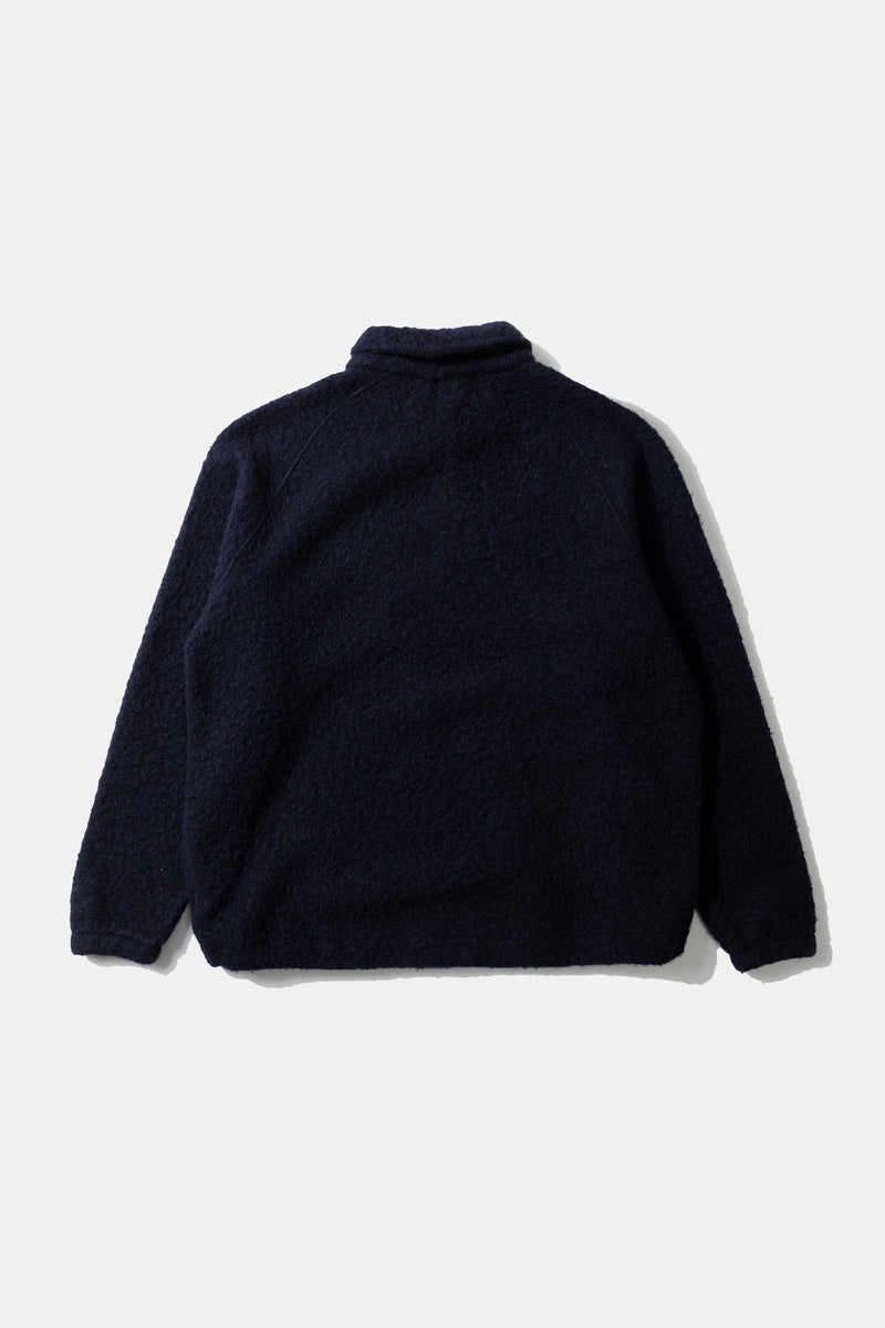UNCONVETIONAL ZIP POLO NAVY