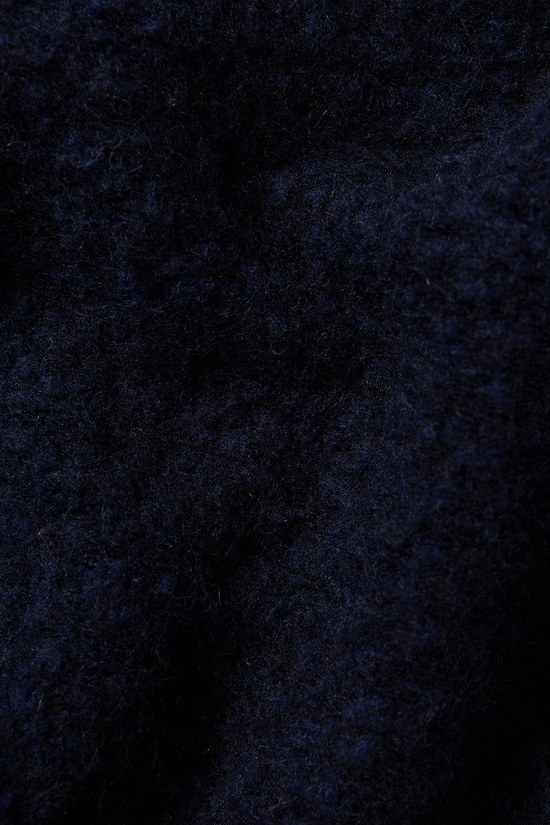 UNCONVETIONAL ZIP POLO NAVY