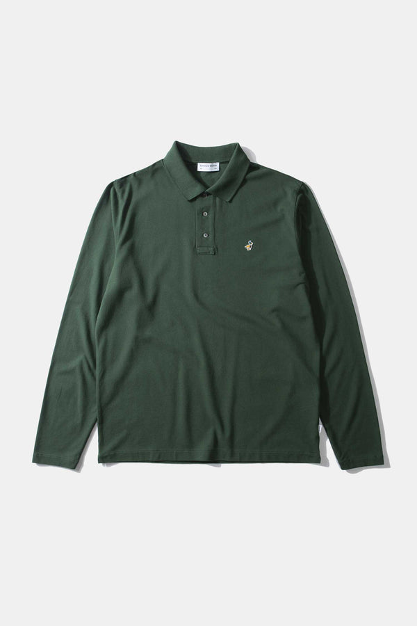 WILSON POLO LS DK GREEN