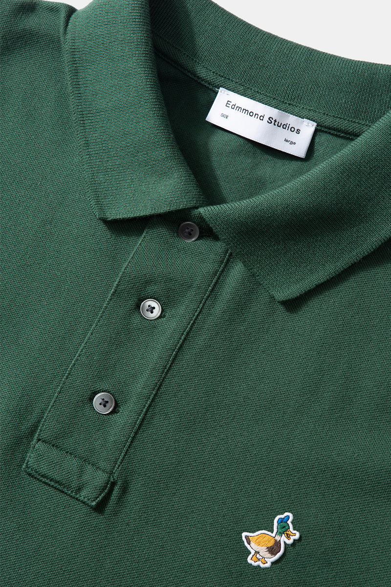 WILSON POLO LS DK GREEN