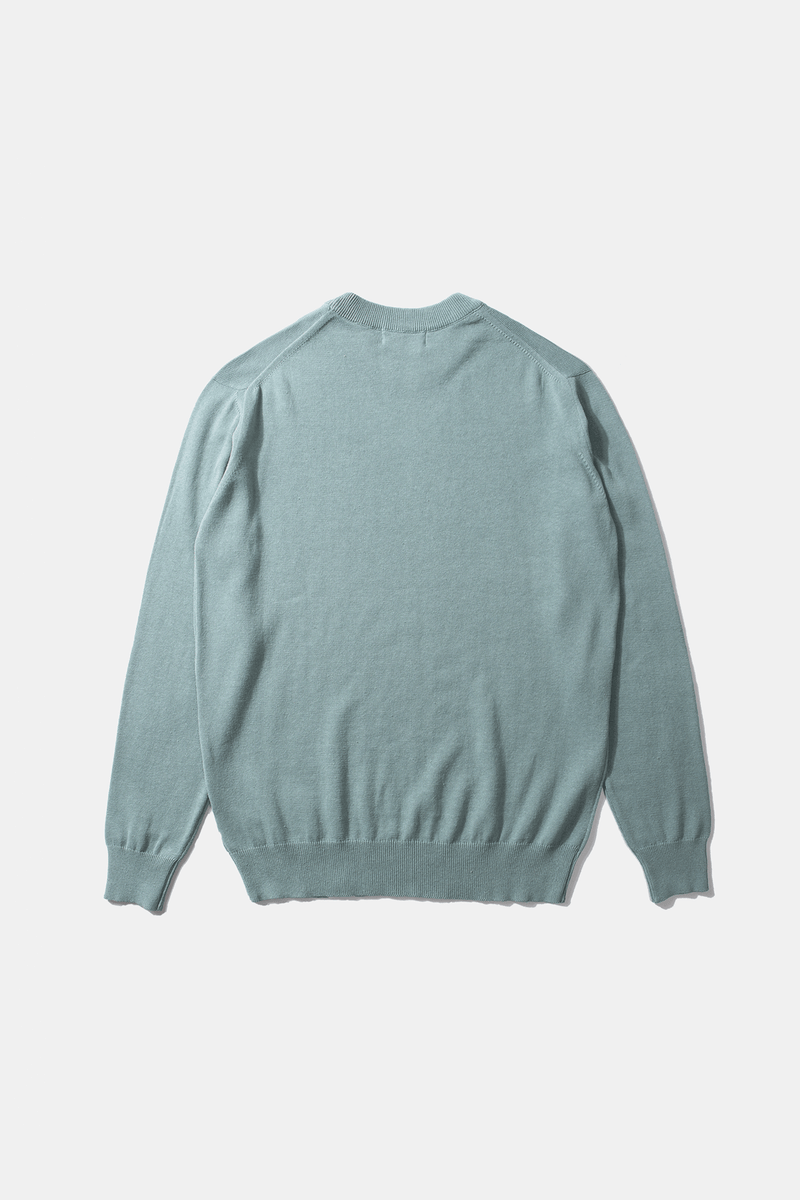 FLAX SWEATER PLAIN SAGE