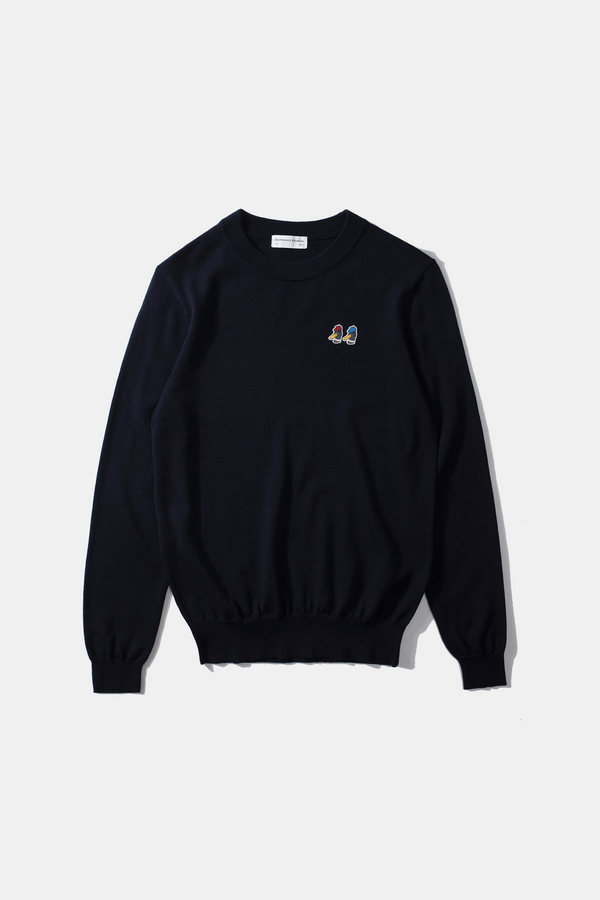 SPECIAL DUCK SWEATER PLAIN NAVY