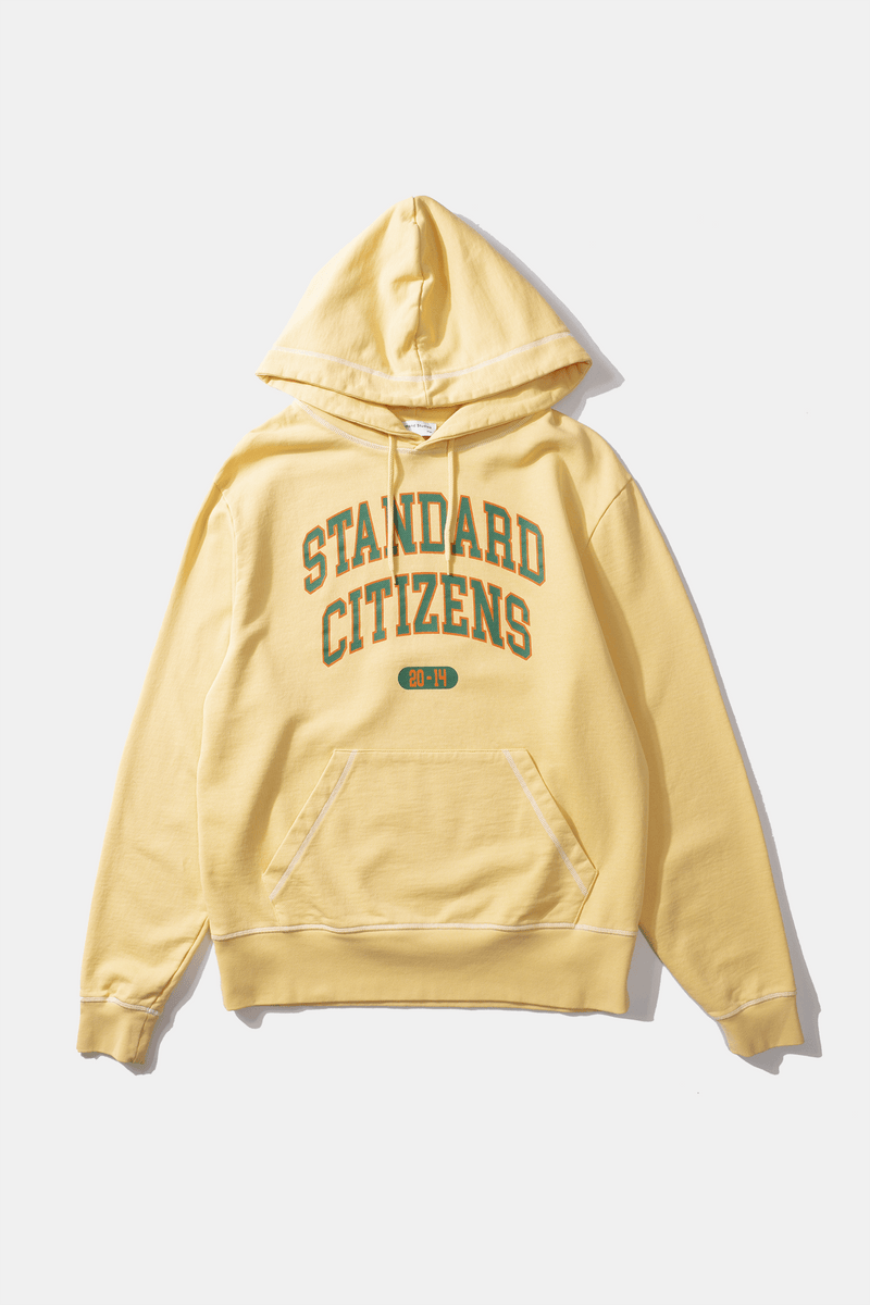 Yellow deals college hoodie