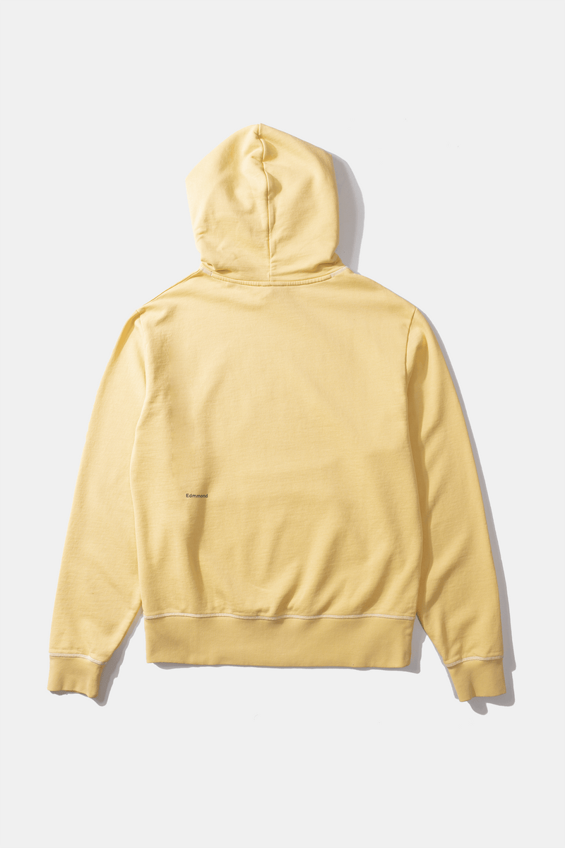 COLLEGE ARCH HOODIE PLAIN LIGHT YELLOW