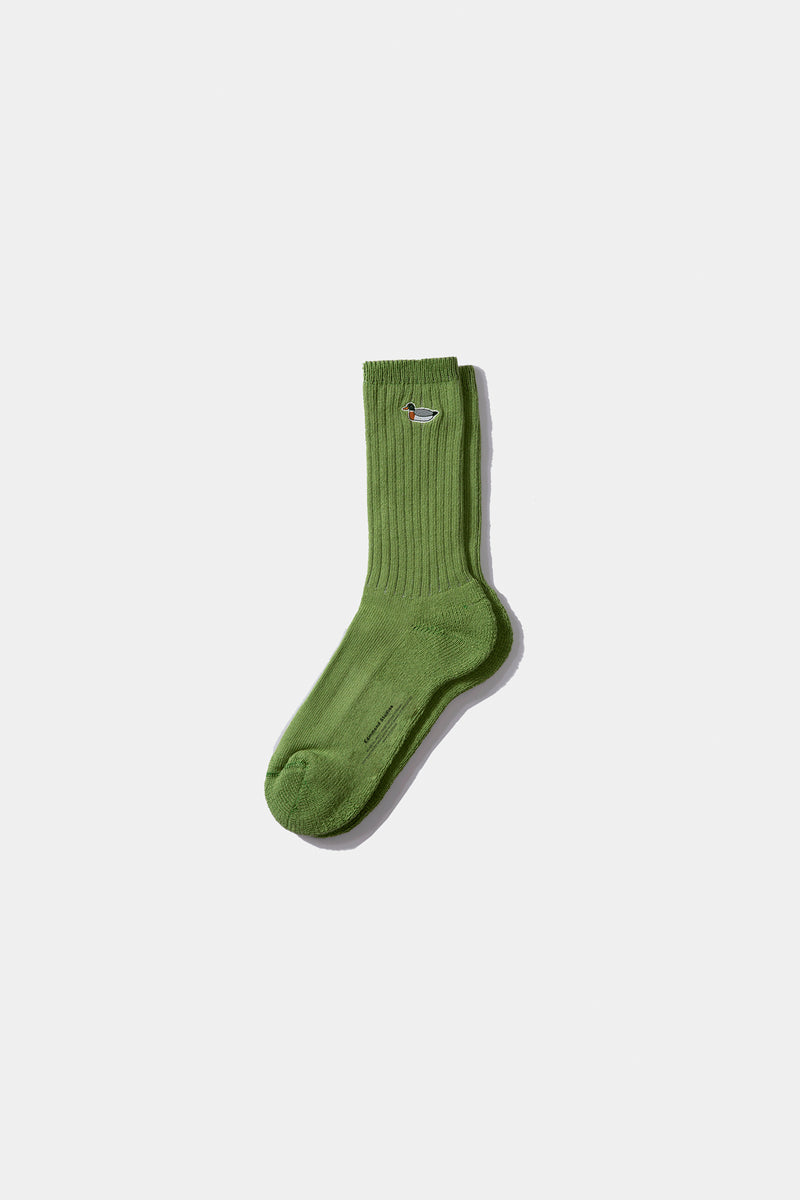 DUCK SOCKS PLAIN GREEN