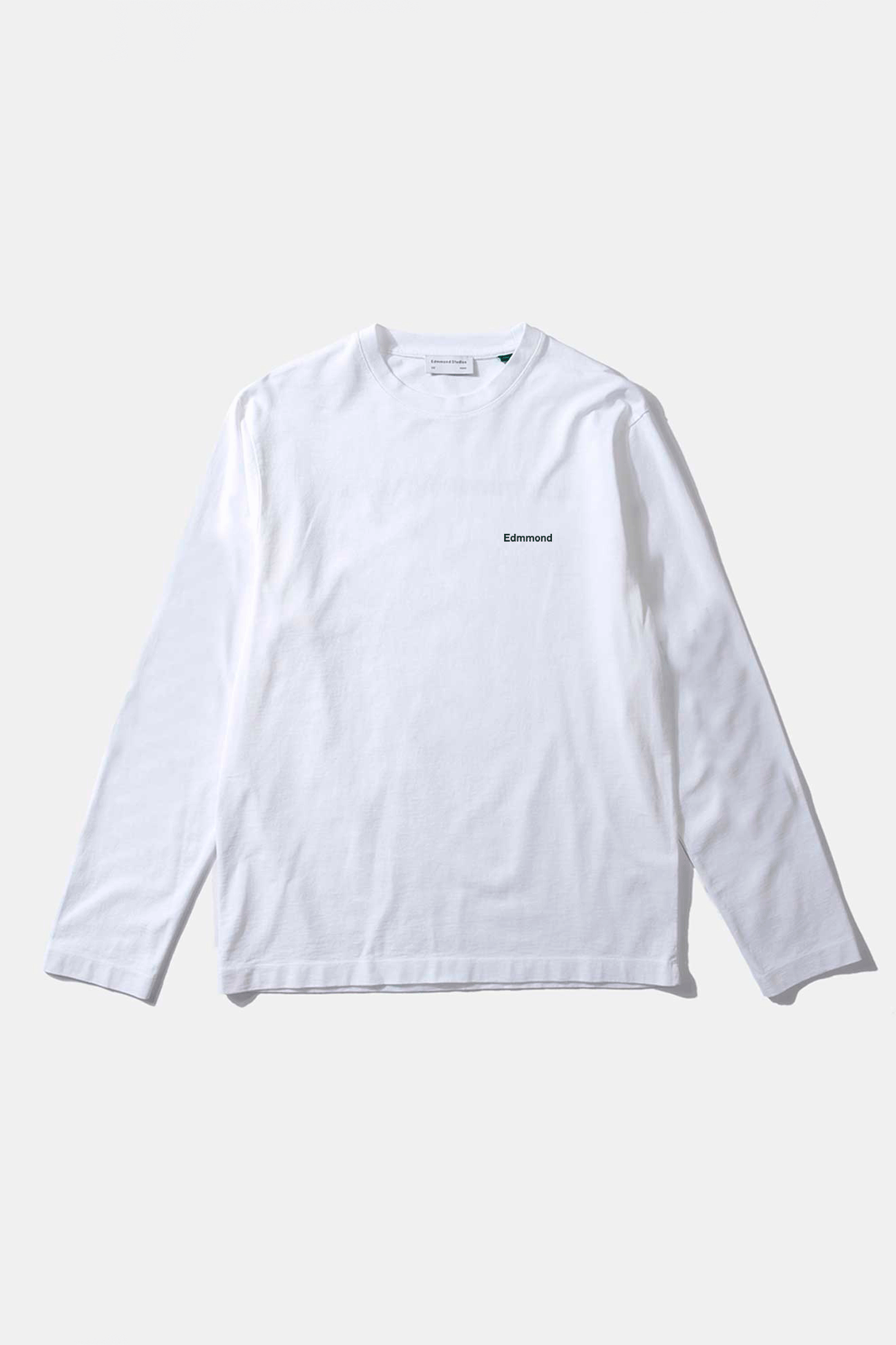 Mini Logo Ls Plain White | Edmmond Studios Tshirts – edmmond.com